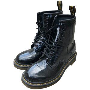 Dr Martens Smooth Leather Lace Up Boots Size 7